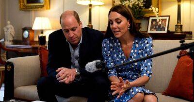 prince Harry - Kate Middleton - prince William - Kate Middleton wows in blue dress as she and William record Mental Health Minute message - ok.co.uk - Britain - county Prince William