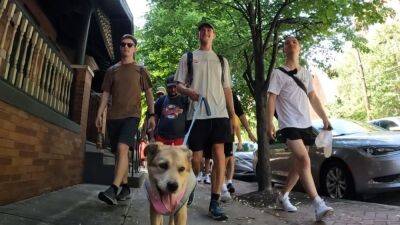 The World Walk: NJ man walks home after walking around the world with his dog - fox29.com