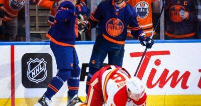 Edmonton Oilers - Mike Smith - Evander Kane - Jay Woodcroft - Oilers strike early and late to beat Flames 5-3 in Game 4 - globalnews.ca