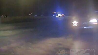 Trooper collides with wrong-way driver to save lives, dashcam video shows - fox29.com - state North Carolina - county Wake - county Johnston