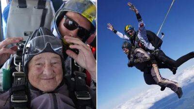 103-year-old woman becomes oldest to parachute out of a plane - fox29.com - state Florida - state Michigan - Sweden