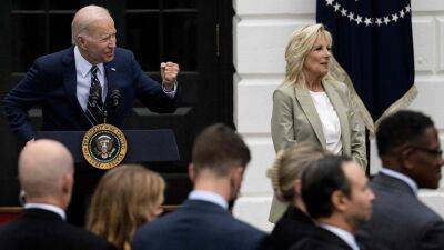 Joe Biden - Kamala Harris - Jill Biden - Doug Emhoff - Biden welcomes Wounded Warriors to White House, praises members as 'spine of America' - fox29.com - Washington - city Washington
