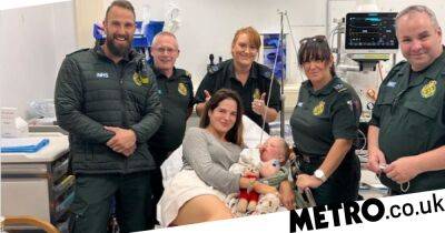 Binky Felstead - Binky Felstead gives relieved health update on baby son Wolfie after he suffers dangerous allergic reaction - metro.co.uk - city Chelsea