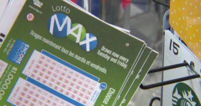 Ryan Rocca - Tuesday’s $70 million Lotto Max jackpot claimed by single ticket sold in Ontario - globalnews.ca - county Ontario