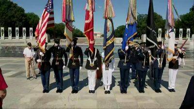 WWII D-Day veterans honored in DC on 78th anniversary of invasion of Normandy - fox29.com - Usa - Germany - Britain - France - Washington - county Canadian - city Omaha