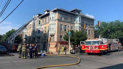 Fire officials: 2 hospitalized after being rescued from fire in West Philadelphia - fox29.com