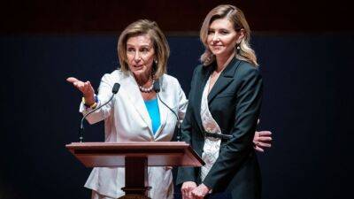 Nancy Pelosi - Vladimir Putin - Jill Biden - Volodymyr Zelenskyy - Ukraine's first lady appeals to US lawmakers for more weapons amid war's toll - fox29.com - Usa - Washington - city Washington - Russia - Ukraine