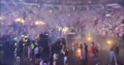 Dua Lipa - Fireworks set off at Dua Lipa concert inside Toronto’s Scotiabank Arena - globalnews.ca