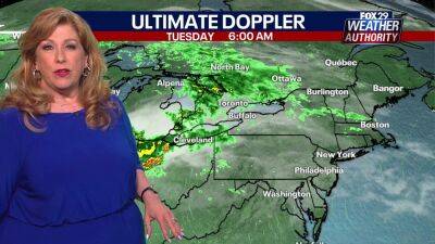 Weather Authority: Muggy Tuesday morning ahead of evening pop-up thunderstorms - fox29.com