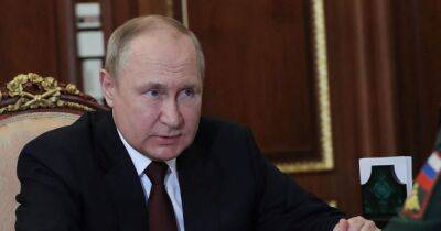 Sergei Shoigu - Puffy-faced Putin sparks health worries as he struggles to stay awake in army meeting - dailystar.co.uk - Russia - city London - Ukraine
