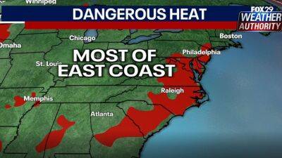 Weather Authority: Wednesday storms to bring relief from triple-digit temps - fox29.com - state Delaware - county Chester - city Norristown - city Abington - city Newtown