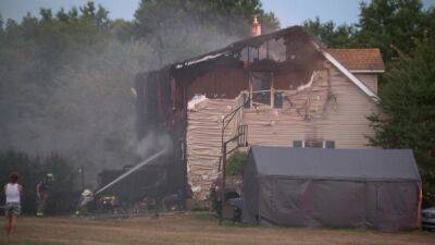 Burlington County home gutted after 2-alarm fire - fox29.com - state New Jersey - county Burlington - city Mansfield