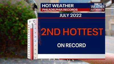 Drew Anderson - July 2022 was second-hottest on record, data from the National Weather Service shows - fox29.com