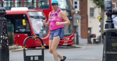 Honey G continues impressive health and fitness regime as she's spotted enjoying city run - ok.co.uk - city London