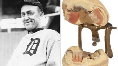 Baseball legend Ty Cobb’s dentures auctioned off for $18K - fox29.com - state New York - state Washington - city Philadelphia - state Louisiana - city Detroit - city Cooperstown, state New York