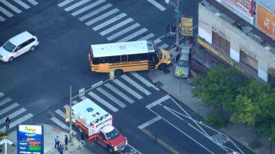 1 person injured after school bus crashes with students onboard in West Philadelphia, officials say - fox29.com