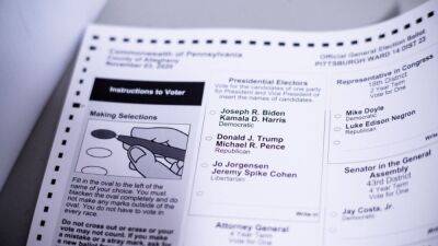 Donald Trump - Mail ballot fight persists in key states, sure to slow count - fox29.com - Usa - state Pennsylvania - city Harrisburg, state Pennsylvania - state Michigan - state Wisconsin
