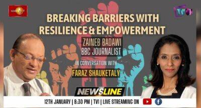 NEWSLINE: BBC’s Zeinab Badawi – Breaking Barriers with Resilience & Empowerment - newsfirst.lk