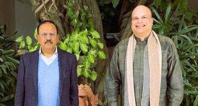 S.Jaishankar - HC Moragoda meets India’s NSA Ajit Doval; discusses priority areas for cooperation - newsfirst.lk - India - Sri Lanka - Nepal - Bangladesh - Bhutan