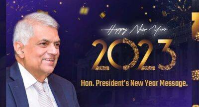 Sri Lankans - Ranil Wickremesinghe - President wishes the people a Peaceful New Year - newsfirst.lk - Sri Lanka - Britain