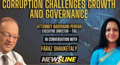 Newsline – Corruption Challenges Growth & Governance - newsfirst.lk - Sri Lanka - state Indiana