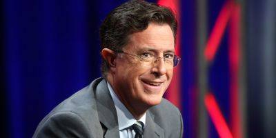 Stephen Colbert - Rachel Maddow - Stephen Colbert's 'Late Show' Delayed a Week Due to His Health - justjared.com
