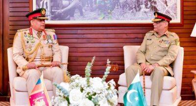 Shavendra Silva - Pakistan Joint Chiefs Chairman meets CDS Shavendra Silva - newsfirst.lk - Sri Lanka - Pakistan