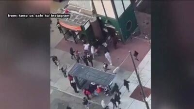 Cecil B.Moore - Kelly Rule - Disturbing video appears to show random attack on Temple University campus - fox29.com
