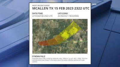 NASA confirms 1,000-pound meteor hit the ground in Texas - fox29.com - state Texas - city Mcallen, state Texas
