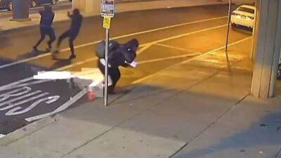 Police searching for gunmen who opened fire on group outside West Philadelphia convenience store - fox29.com