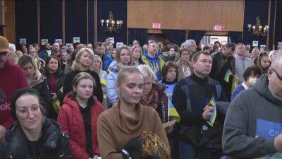Vigil in Montgomery County marks one year of Russia's invasion of Ukraine - fox29.com - Usa - state Delaware - county Montgomery - Russia - Ukraine - city Jenkintown