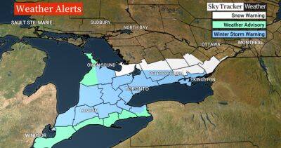 Anthony Farnell - Ontario - Snow forecast increased, blizzard conditions expected in southern Ontario with major storm - globalnews.ca - county Lake - Canada - city Kingston - city Peterborough - city Erie, county Lake