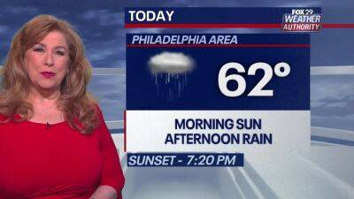 Sue Serio - Weather Authority: Monday to be seasonable with afternoon showers - fox29.com