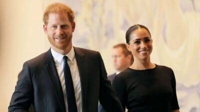 Harry Princeharry - Meghan Markle - prince Harry - Elizabeth Ii II (Ii) - Harry Markle - Williams - Michael M.Santiago - Charles Iii III (Iii) - Prince Harry, Meghan Markle receive coronation invitation from King Charles III - fox29.com - city New York - Britain - state California - Canada - city Santiago