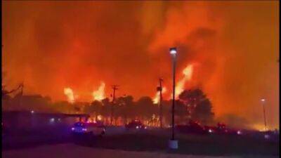 Officials: Evacuations underway as wildfire continues burning thousands of acres in Ocean County - fox29.com - state New Jersey - city Manchester - county Ocean