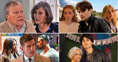 Denise Fox - Charity Dingle - Chloe Harris - Coronation Street Roy health news, Emmerdale wedding outcome and 23 more soap spoilers - msn.com - city Chelsea - county Jack - county Dillon - county Ray