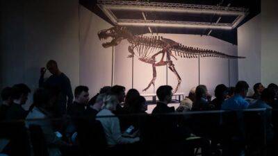 Jurassic jackpot: Entire T. rex dinosaur skeleton found in US auctions for $6.2 million - fox29.com - Usa - Switzerland - city Chicago - state Iowa - state Montana - state Wyoming