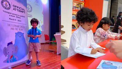'Nothing is impossible': 4-year-old becomes world’s youngest author - fox29.com - Britain - Uae - city Abu Dhabi, Uae