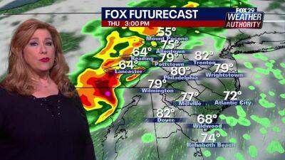 Easter Sunday - Sue Serio - Weather Authority: Cloudy skies ahead of possible thunderstorms for Phillies home opener Thursday - fox29.com
