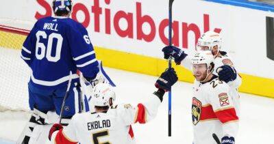 John Tavares - Stanley Cup Playoffs - Toronto Maple Leafs eliminated from NHL playoffs after 3-2 OT loss to Florida - globalnews.ca - state Florida - county Bay - state New Jersey - city Boston - city Tampa, county Bay