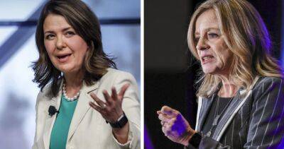Naheed Nenshi - Danielle Smith - Mercedes Stephenson - Rachel Notley - As wildfires upend Alberta election campaign, here’s where the race stands - globalnews.ca
