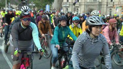 Bicyclists ride through Philadelphia to raise awareness for biker safety on local roadways - fox29.com - city Philadelphia - Yemen - county Philadelphia