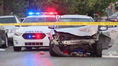 Police chase involving stolen vehicle ends in crash in West Philadelphia: police - fox29.com