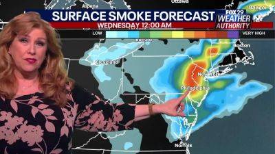 Justin Trudeau - Nova Scotia - D.C.Washington - Sue Serio - Smoke from Canada wildfire impacting air quality in Delaware Valley, forecasters say - fox29.com - New York - Canada - Washington - state Delaware - county Chester - county Halifax - county Valley