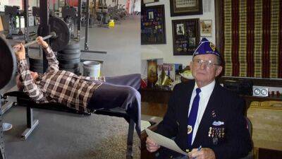 100-year-old WWII veteran plans to bench press 100 pounds this year: ‘That’s my goal’ - fox29.com - Germany - state Delaware - city Dover, state Delaware
