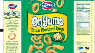 Onion rings snack sold at Dollar Tree stores recalled over undeclared allergen - fox29.com - Usa - state Illinois - state Minnesota - state Tennessee - state Kentucky - state Missouri - state Arkansas - state Indiana - state Iowa - Chile - state Kansas - state Montana - state Oklahoma - state Wisconsin - state Wyoming - state Colorado - state Nebraska - state North Dakota - state South Dakota