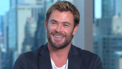 Idris Elba - Chris Hemsworth - Rachel Smith - Sam Hargrave - Chris Hemsworth Clarifies His Comments About Stepping Back From Acting Due to Health Concerns (Exclusive) - etonline.com