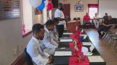 Philadelphia Alumni Chapter of Kappa Alpha Psi, Inc. holds college signing day for 3 teens - fox29.com - state Pennsylvania