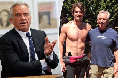 Robert F.Kennedy-Junior - RFK Jr. posts shirtless snap of ‘stud’ son Conor amid COVID comment backlash - nypost.com - Russia - county Taylor - county Swift - Ukraine