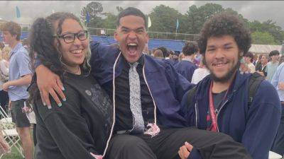 Andrew Lewis - 'He's not a quitter': Camden County family celebrate son's graduation after horrific car crash - fox29.com - state New Jersey - county Camden - county Cooper